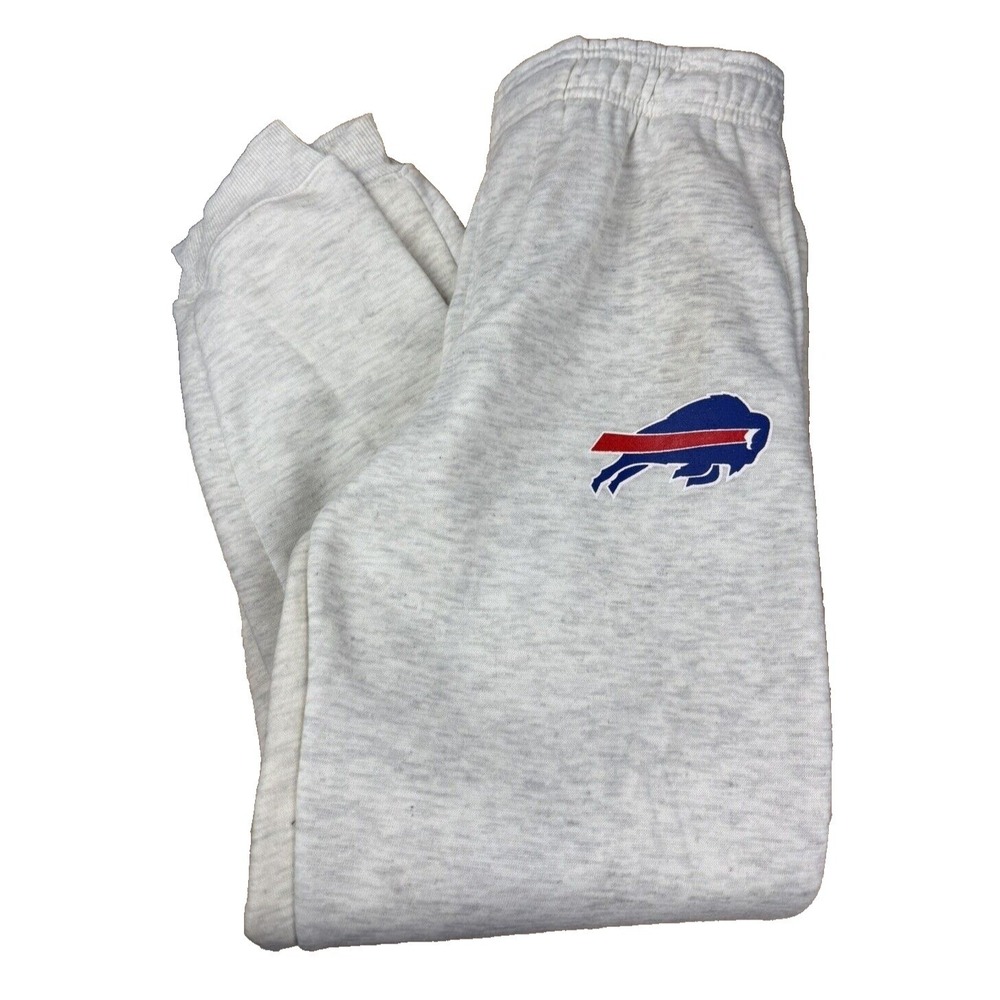 NFL Buffalo Bills Heather Gray Fleece Sweatpants Youth Size 14-16 New‎